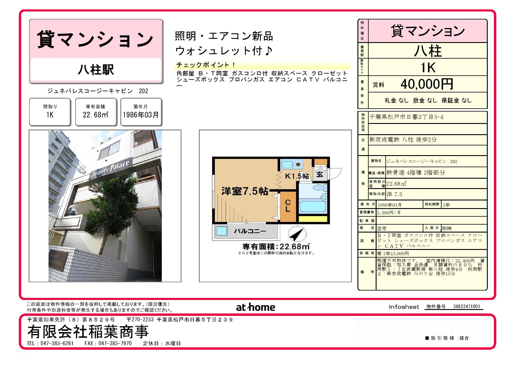 画像の賃貸物件は一例になります。現在は募集してない物件も含まれております。予めご了承ください。